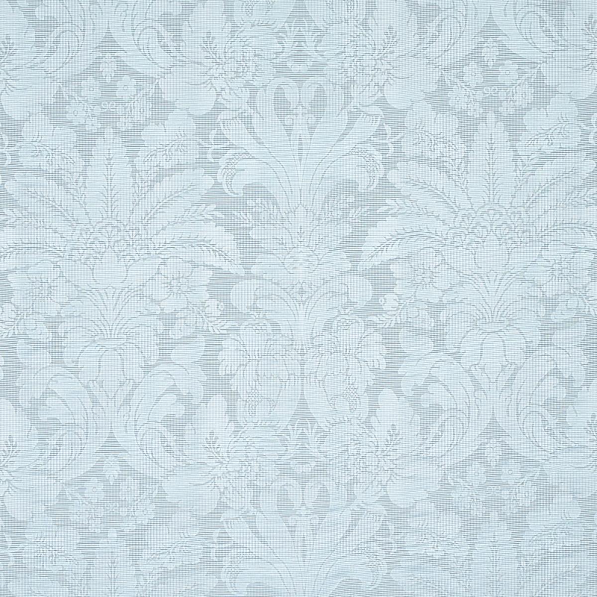 SCHUMACHER COLETTE LINEN/SILK DAMASK CHAMBRAY FABRIC | Atlanta Fabrics