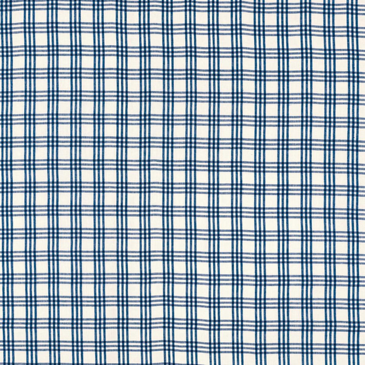SCHUMACHER IMOGEN INDIGO FABRIC | Atlanta Fabrics