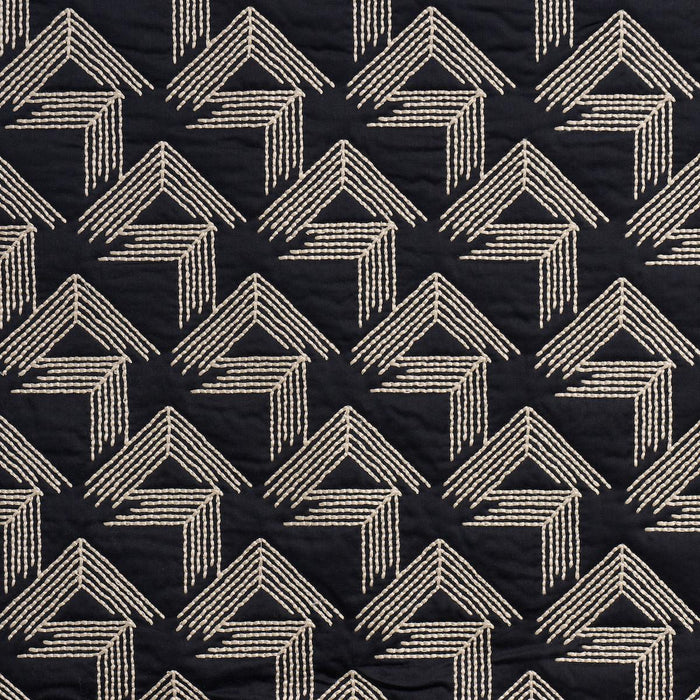 SCHUMACHER V STEP BLACK FABRIC | Atlanta Fabrics