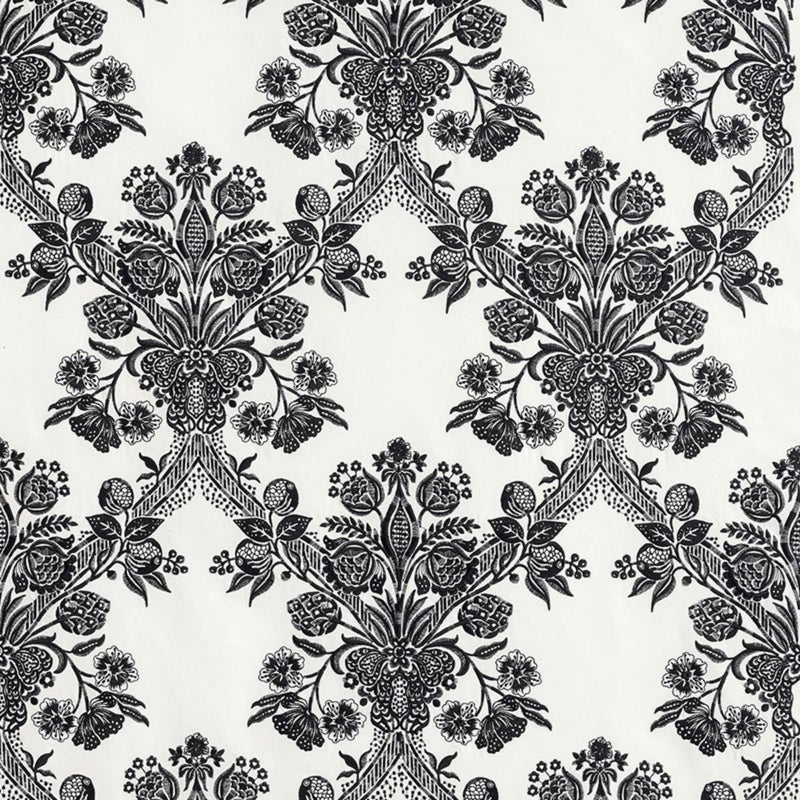 SCHUMACHER CAROLINA EBONY FABRIC | Atlanta Fabrics
