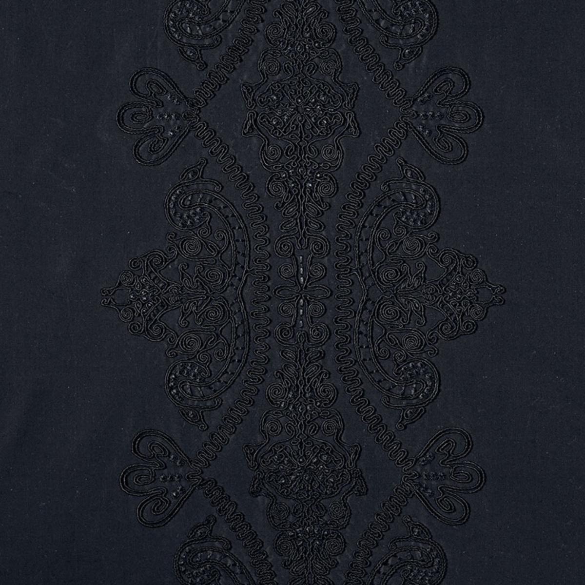 SCHUMACHER CASTILLE JET FABRIC | Atlanta Fabrics