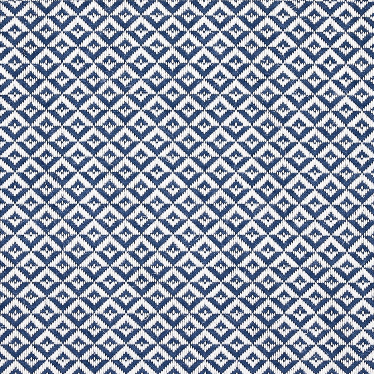 Schumacher JAMISON NAVY Fabric | Atlanta Fabrics
