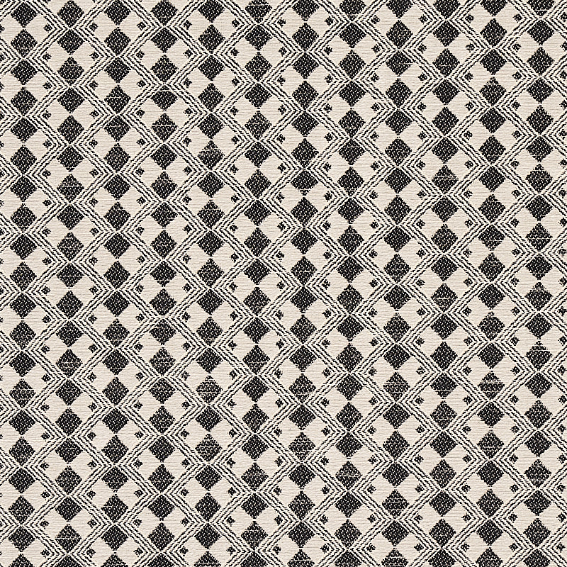Schumacher HUXLEY VINTAGE BLACK Fabric | Atlanta Fabrics