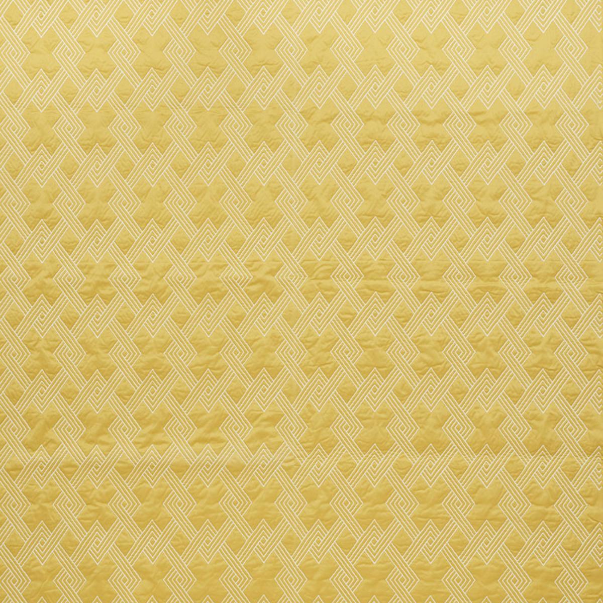 SCHUMACHER HIX YELLOW FABRIC | Atlanta Fabrics