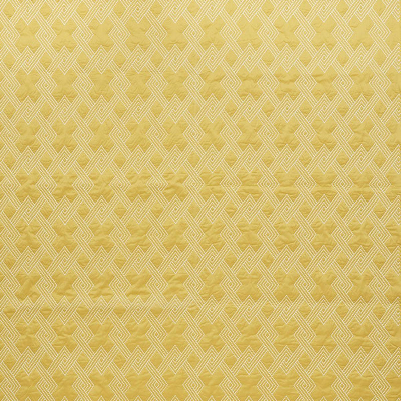 SCHUMACHER HIX YELLOW FABRIC | Atlanta Fabrics