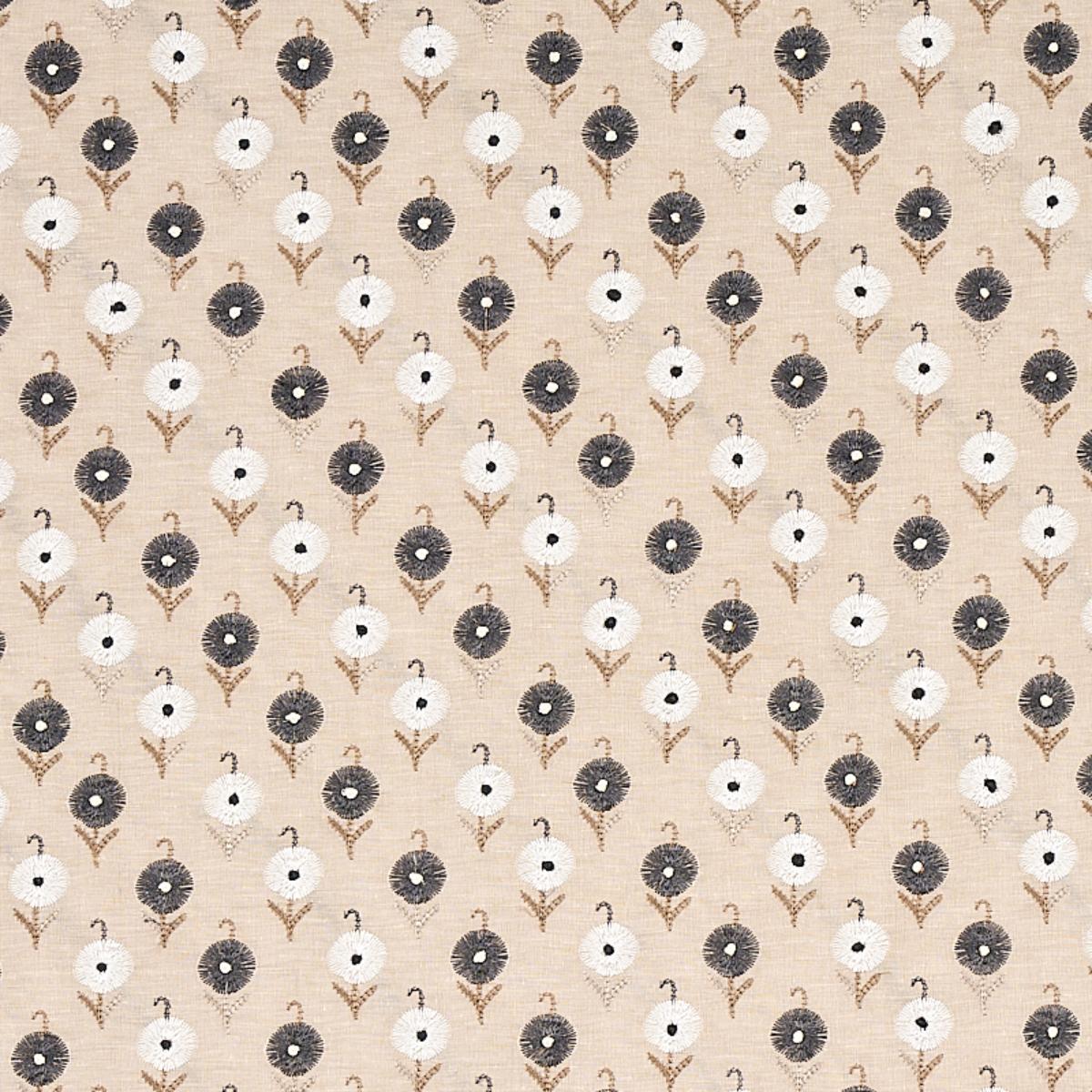 SCHUMACHER AVODICA EMBROIDERY MOONSTONE FABRIC | Atlanta Fabrics