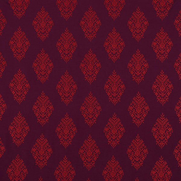 SCHUMACHER Zinda EmbroideryÂ Â  BERRY FABRIC | Atlanta Fabrics