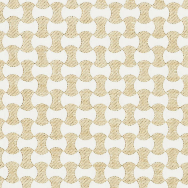 SCHUMACHER NOLITA EMBROIDERY NATURAL FABRIC | Atlanta Fabrics