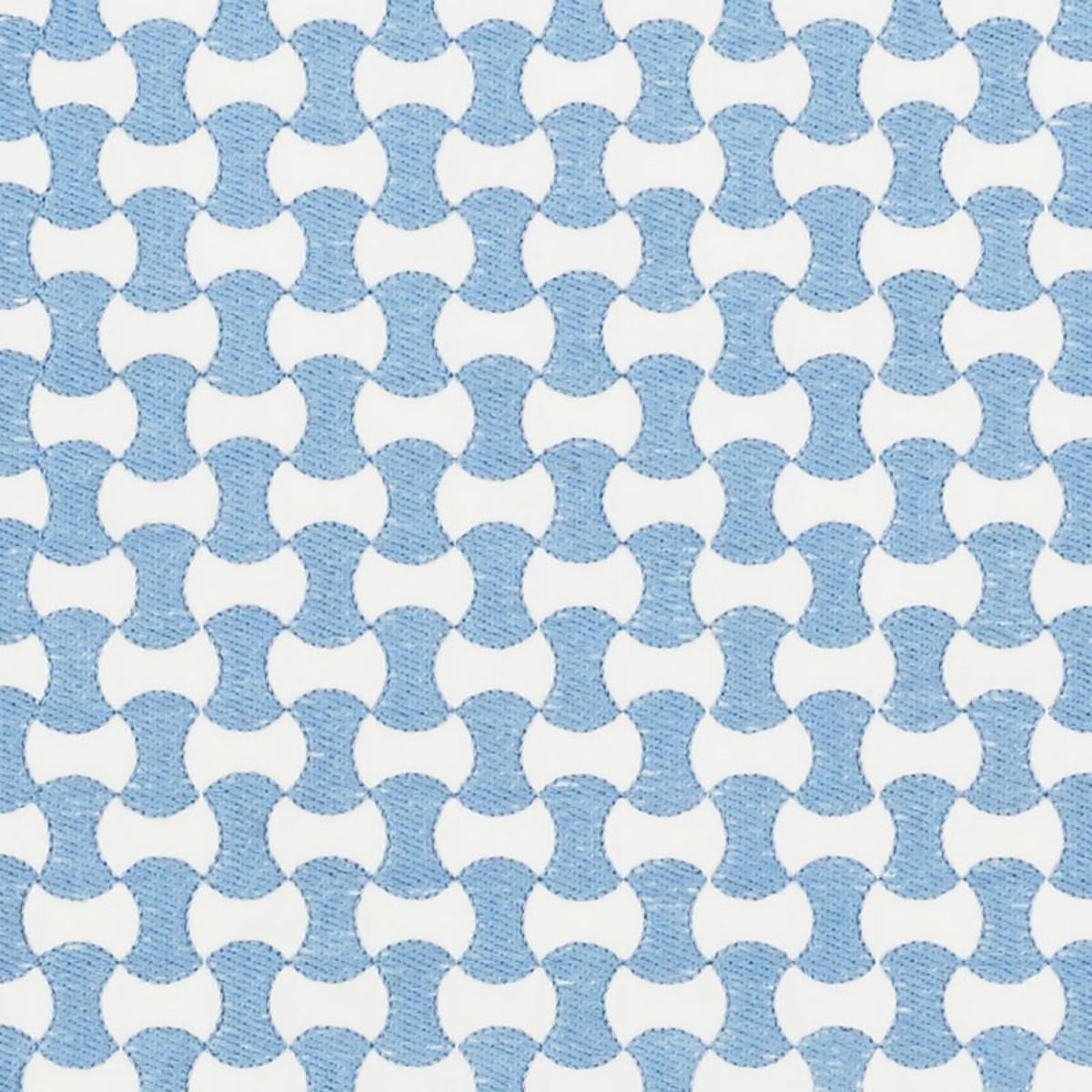 SCHUMACHER NOLITA EMBROIDERY CHAMBRAY FABRIC | Atlanta Fabrics