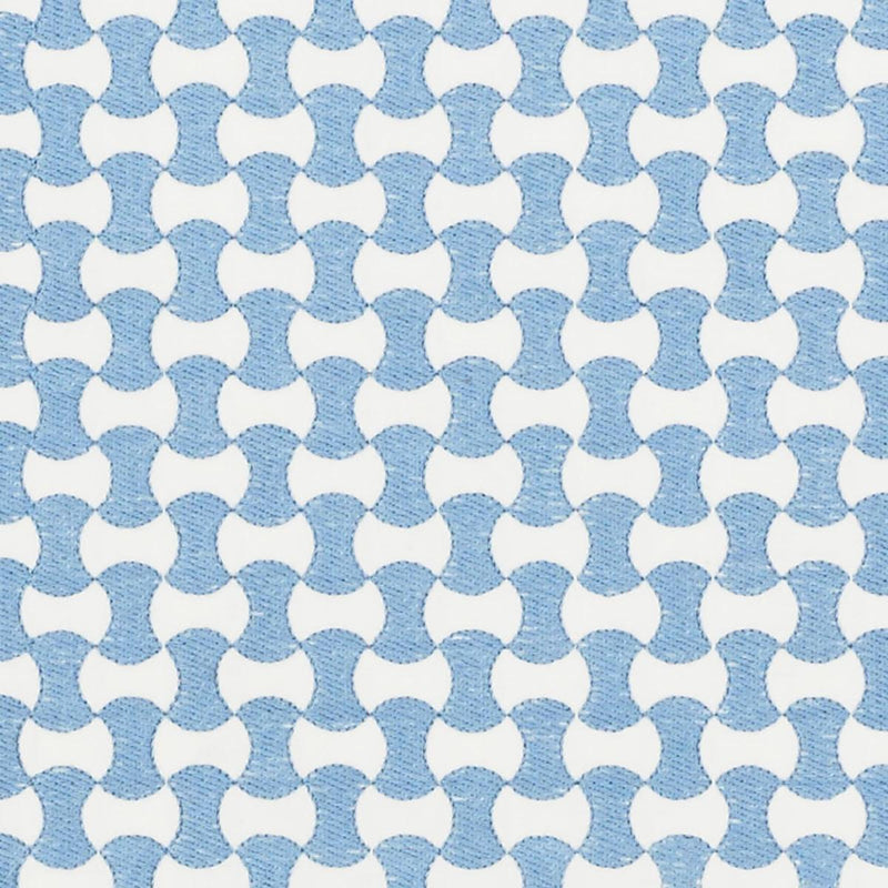 SCHUMACHER NOLITA EMBROIDERY CHAMBRAY FABRIC | Atlanta Fabrics