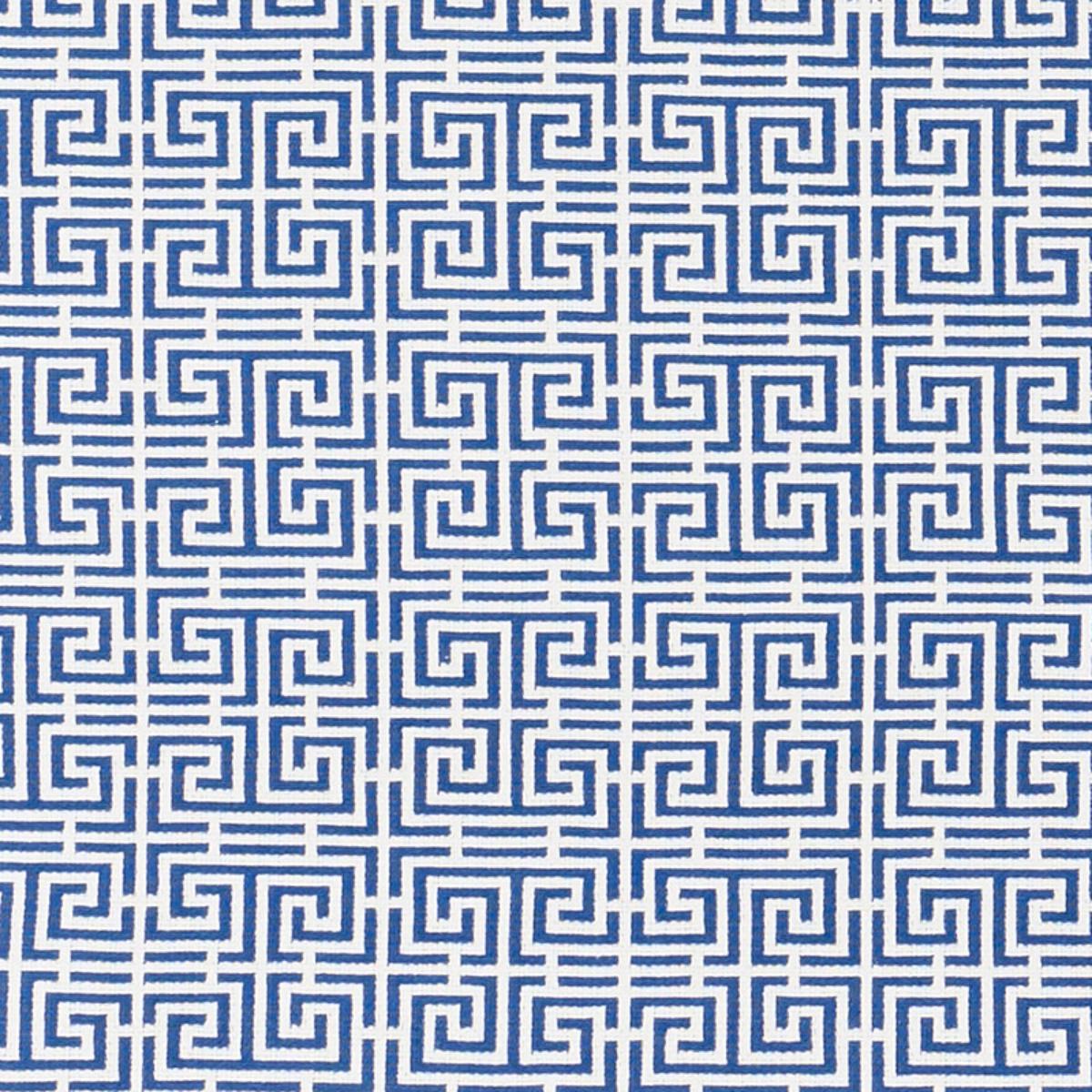 CHINOIS FRET BLUE/WHITE