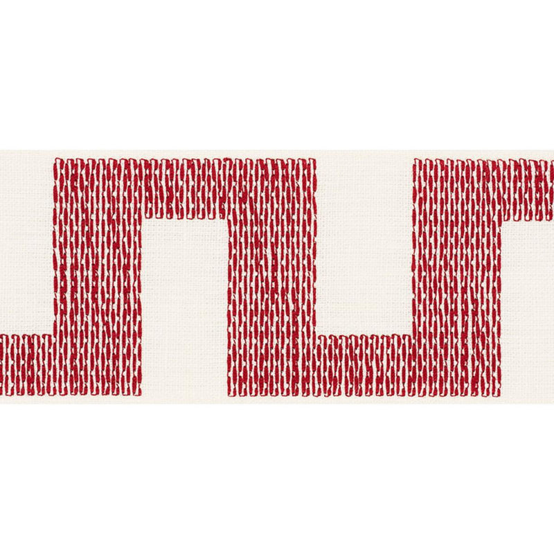 Schumacher MATRIX TAPE RED Trim | Atlanta Fabrics