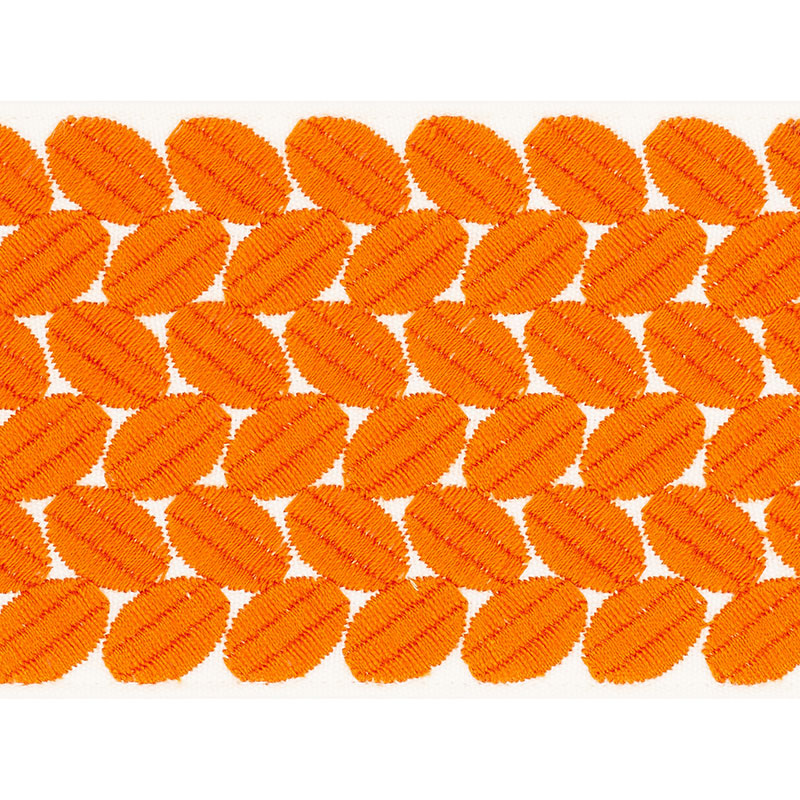 Schumacher BERKELEY TAPE WIDE ORANGE Trim | Atlanta Fabrics