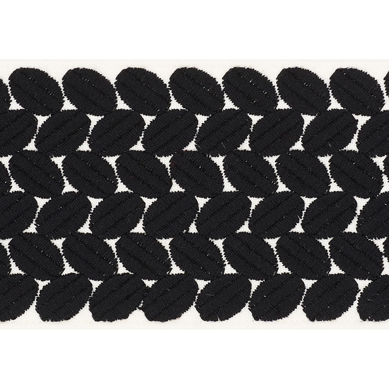 Schumacher BERKELEY TAPE WIDE BLACK Trim | Atlanta Fabrics