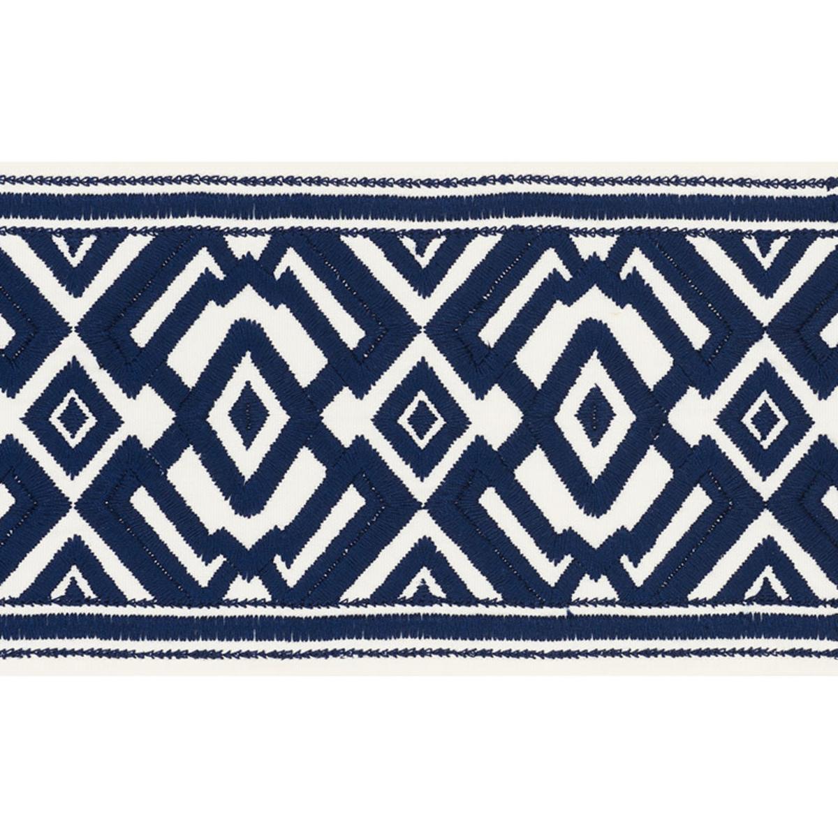 Schumacher AVALON TAPE BLUE Trim | Atlanta Fabrics