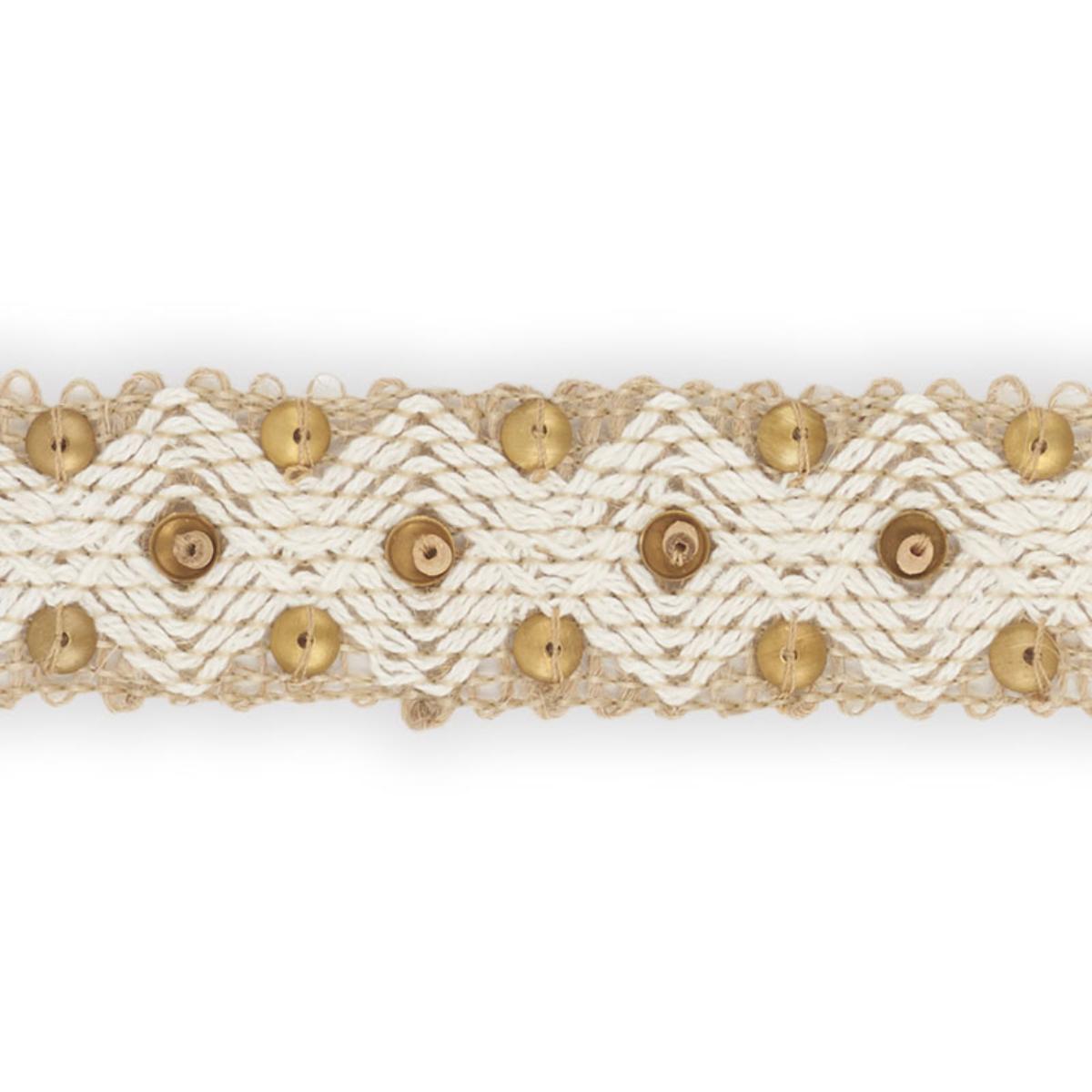 Schumacher COLBERT TAPE NATURAL Trim | Atlanta Fabrics