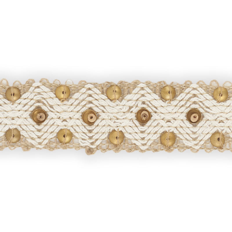Schumacher COLBERT TAPE NATURAL Trim | Atlanta Fabrics
