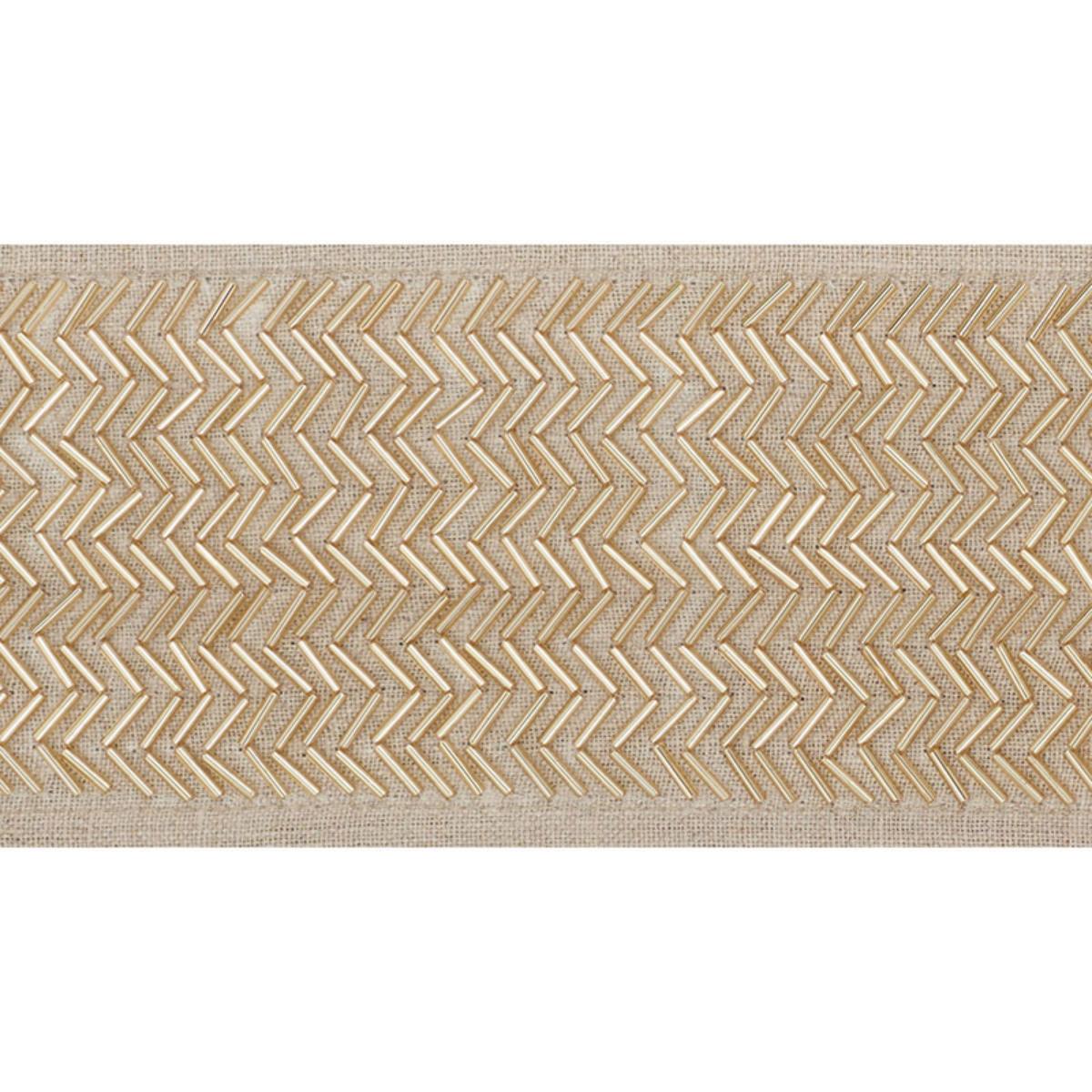SCHUMACHER HAYWORTH TAPE PALE GOLD TRIM | Atlanta Fabrics