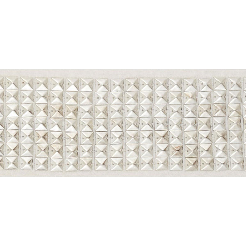 SCHUMACHER GARDNER TAPE SILVER TRIM | Atlanta Fabrics