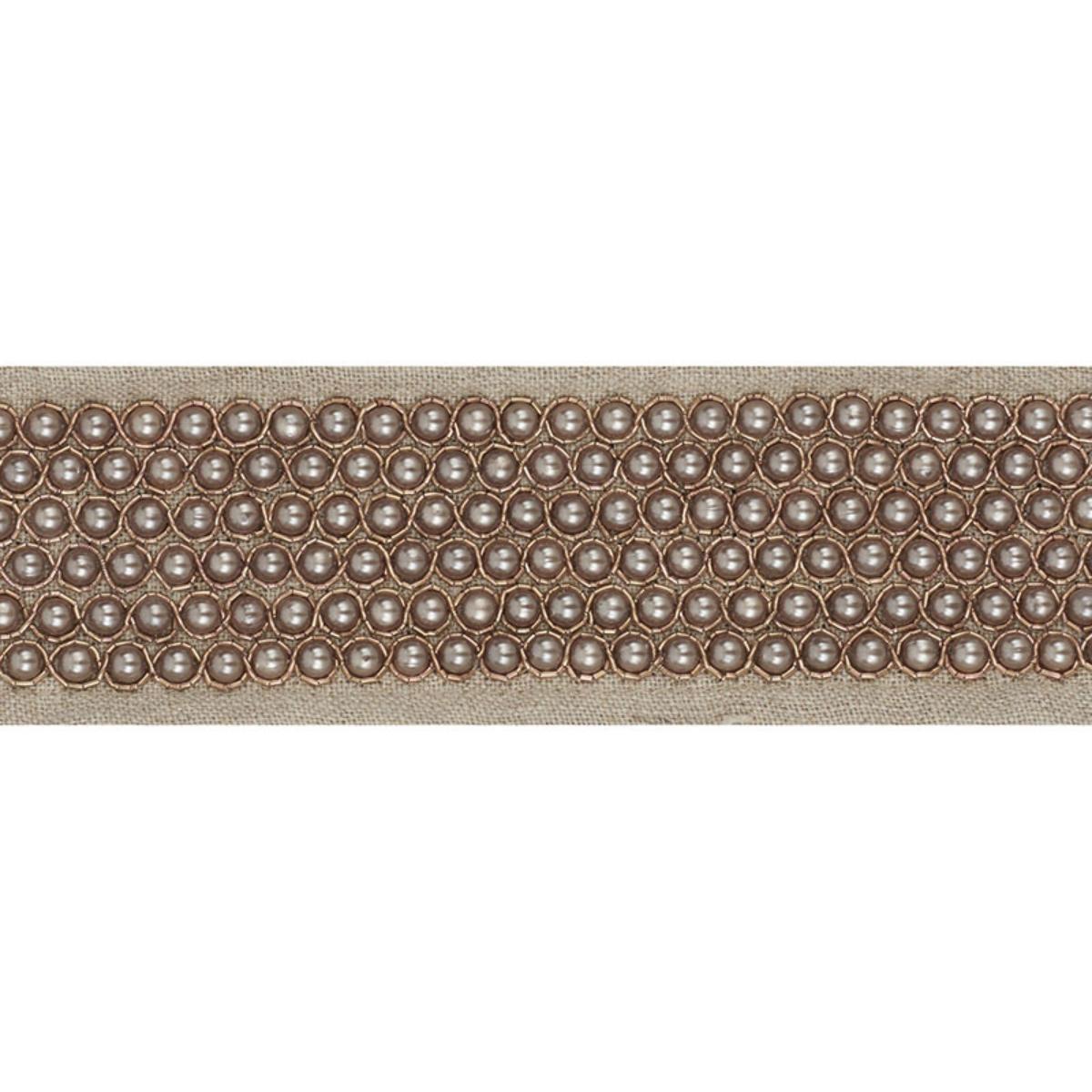SCHUMACHER GARBO TAPE TAUPE TRIM | Atlanta Fabrics