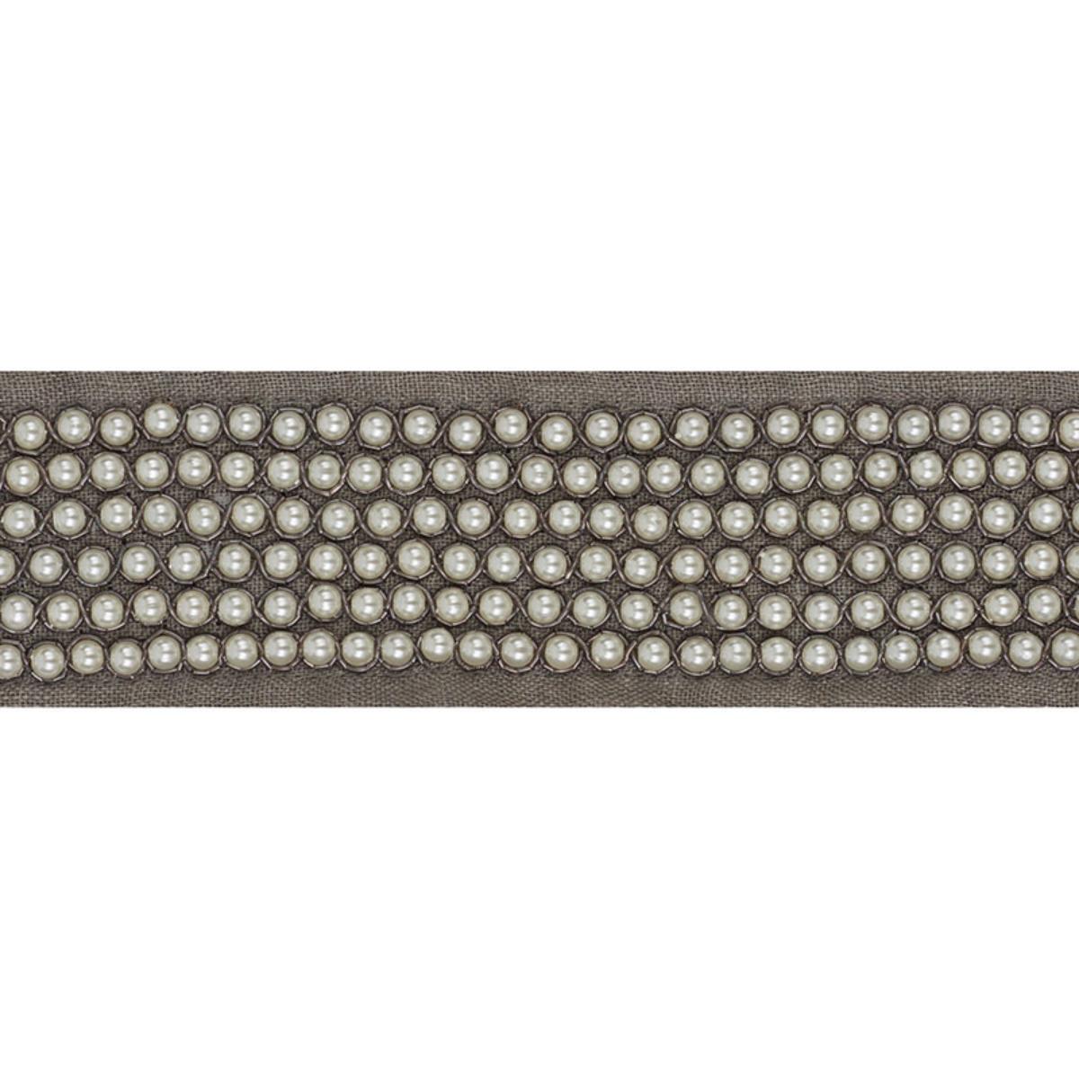 SCHUMACHER GARBO TAPE GREY TRIM | Atlanta Fabrics
