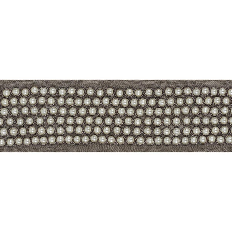 SCHUMACHER GARBO TAPE GREY TRIM | Atlanta Fabrics