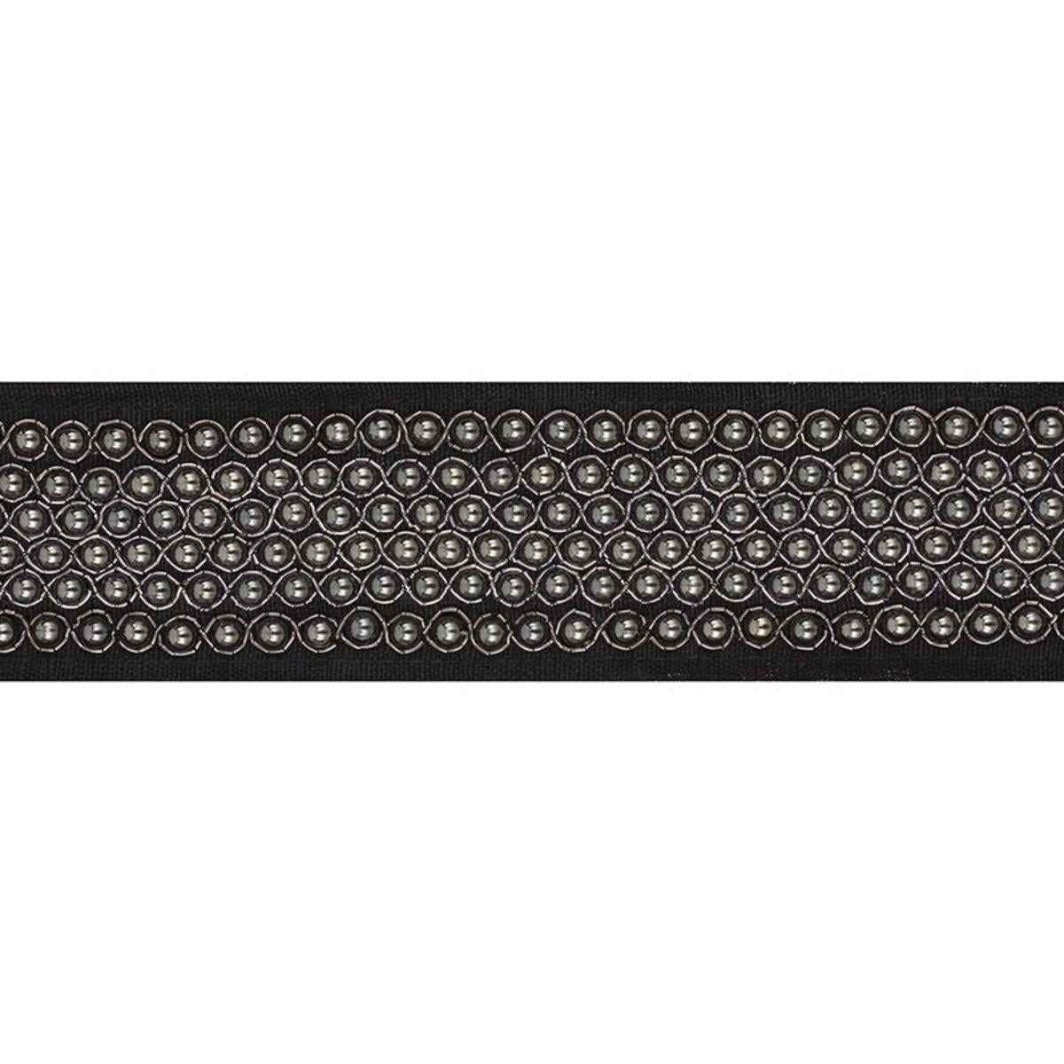 SCHUMACHER GARBO TAPE BLACK TRIM | Atlanta Fabrics