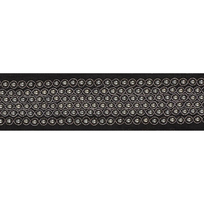 SCHUMACHER GARBO TAPE BLACK TRIM | Atlanta Fabrics