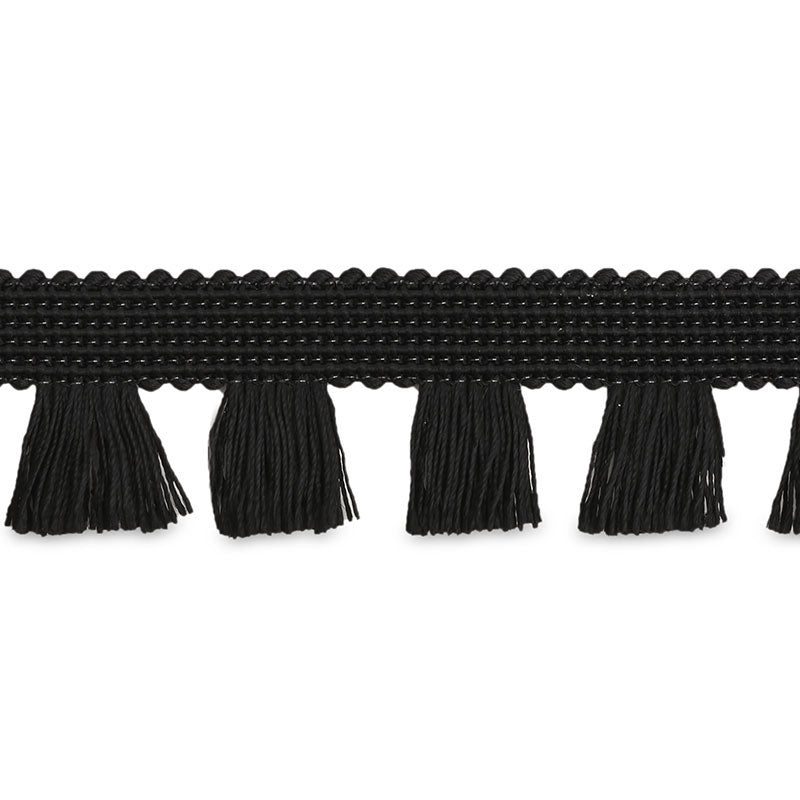 Schumacher BELL FRINGE BLACK Trim | Atlanta Fabrics