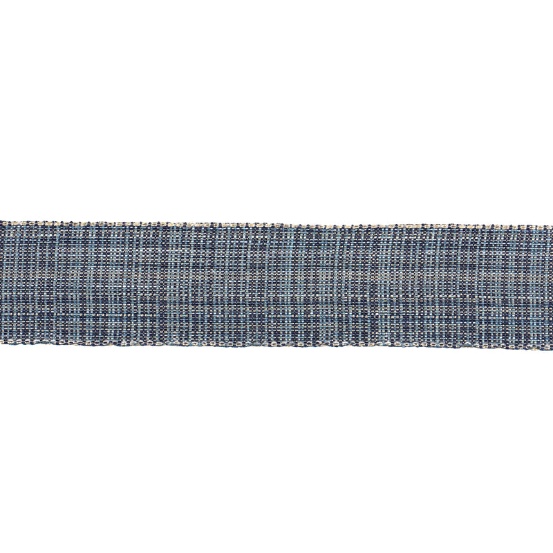Schumacher TWEED TAPE MEDIUM INDIGO Trim | Atlanta Fabrics