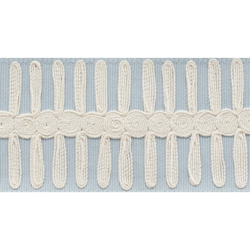 Schumacher CASTILLE TAPE SKY Trim | Atlanta Fabrics