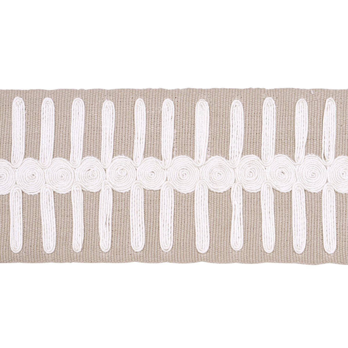 Schumacher CASTILLE TAPE NATURAL Trim | Atlanta Fabrics