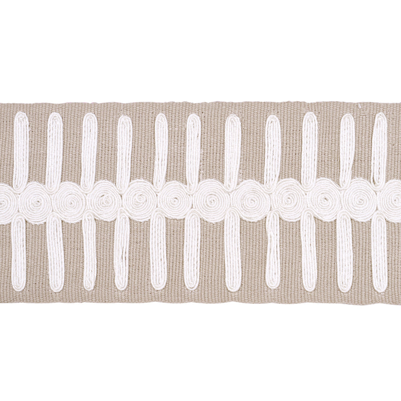 Schumacher CASTILLE TAPE NATURAL Trim | Atlanta Fabrics
