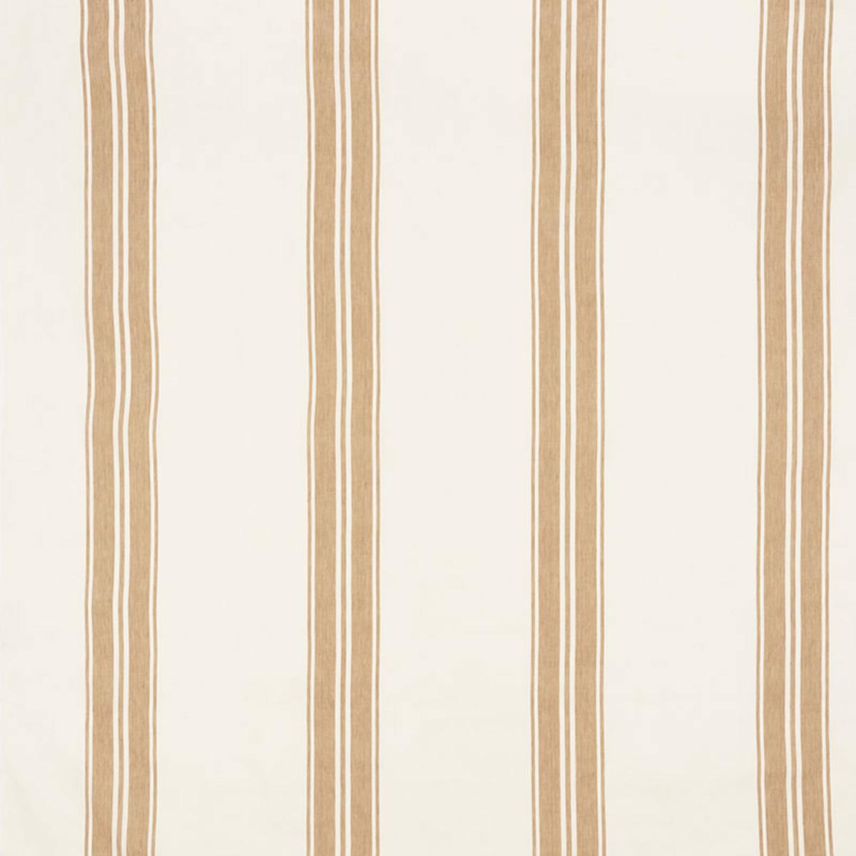 SCHUMACHER BRENTWOOD STRIPE NEUTRAL FABRIC | Atlanta Fabrics