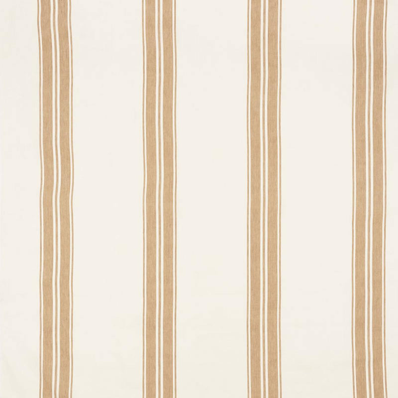 SCHUMACHER BRENTWOOD STRIPE NEUTRAL FABRIC | Atlanta Fabrics