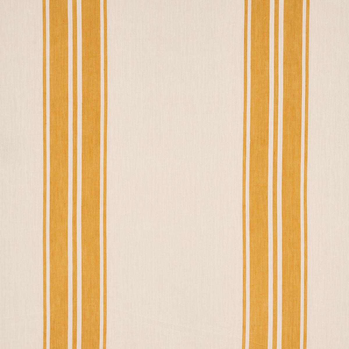 SCHUMACHER BRENTWOOD STRIPE YELLOW FABRIC | Atlanta Fabrics