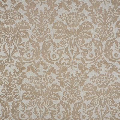 Schumacher ANSLEY DAMASK STONE Fabric | Atlanta Fabrics
