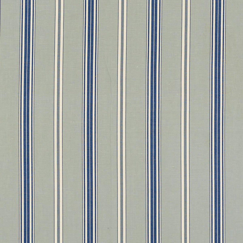 SCHUMACHER COCO STRIPE MINERAL FABRIC | Atlanta Fabrics