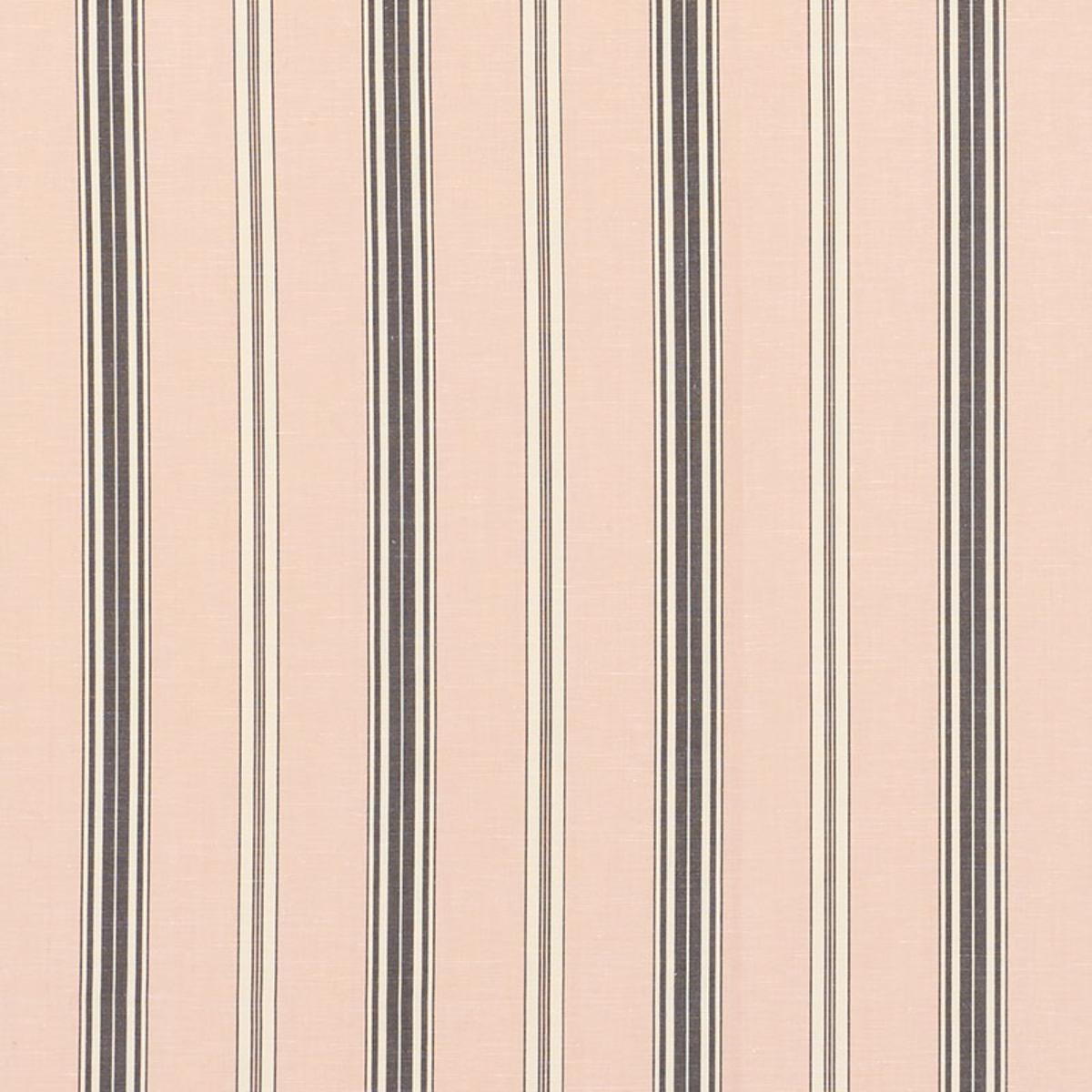 SCHUMACHER COCO STRIPE BLUSH FABRIC | Atlanta Fabrics