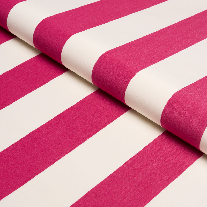 Schumacher ANDY STRIPE PINK Fabric | Atlanta Fabrics