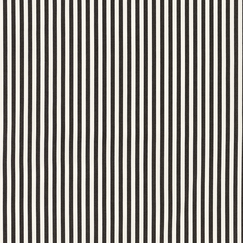 Schumacher BRIGITTE STRIPE BLACK Fabric | Atlanta Fabrics