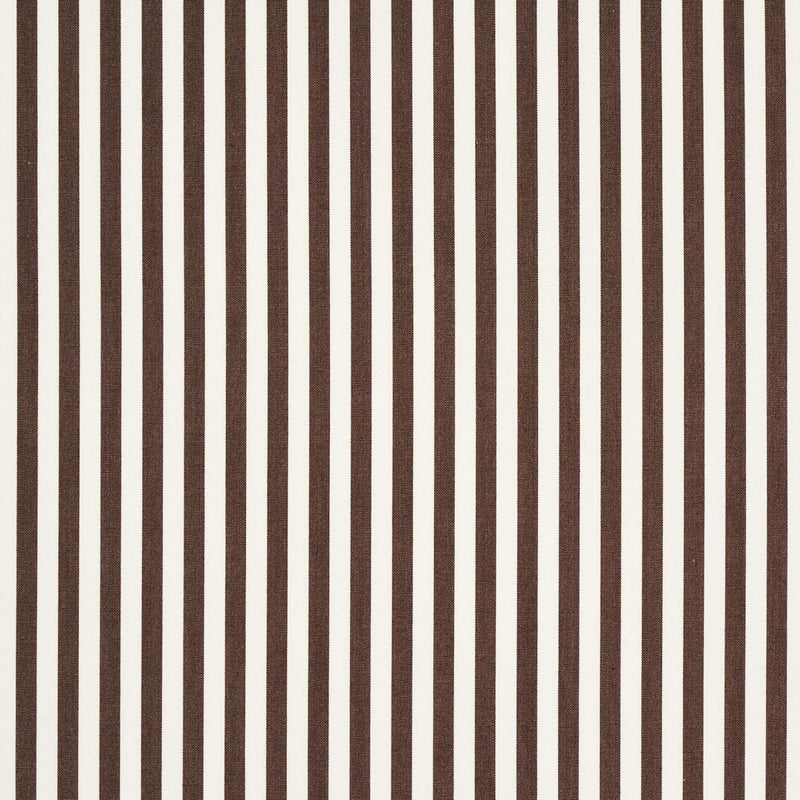 SCHUMACHER BRIGITTE STRIPE BROWN FABRIC | Atlanta Fabrics