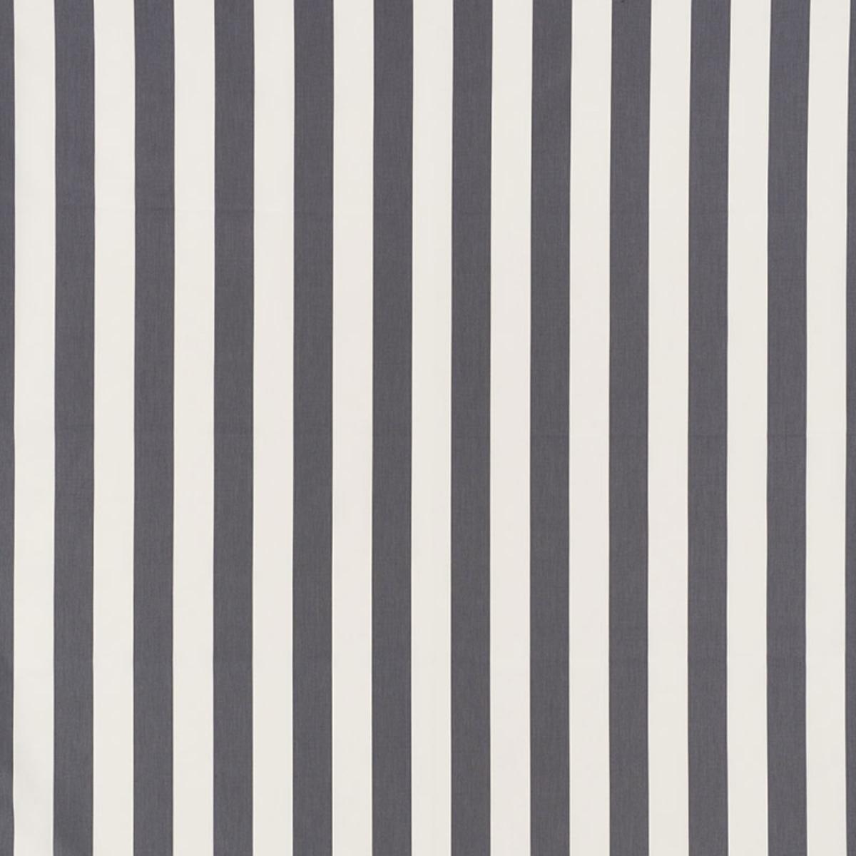 SCHUMACHER JAMES STRIPE CHARCOAL FABRIC | Atlanta Fabrics