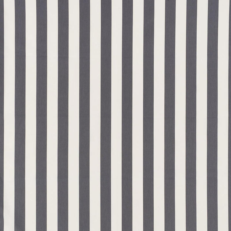 SCHUMACHER JAMES STRIPE CHARCOAL FABRIC | Atlanta Fabrics