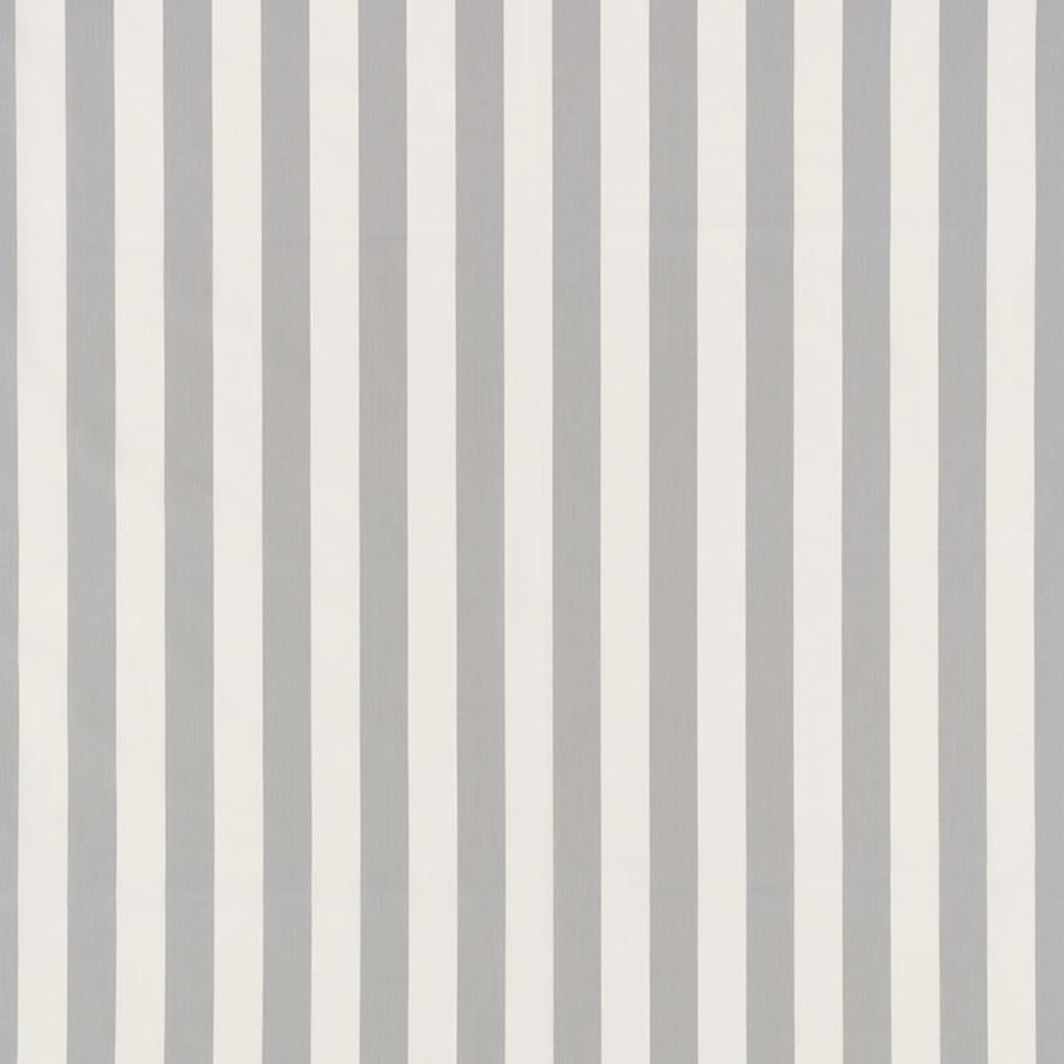 SCHUMACHER JAMES STRIPE GREY FABRIC | Atlanta Fabrics