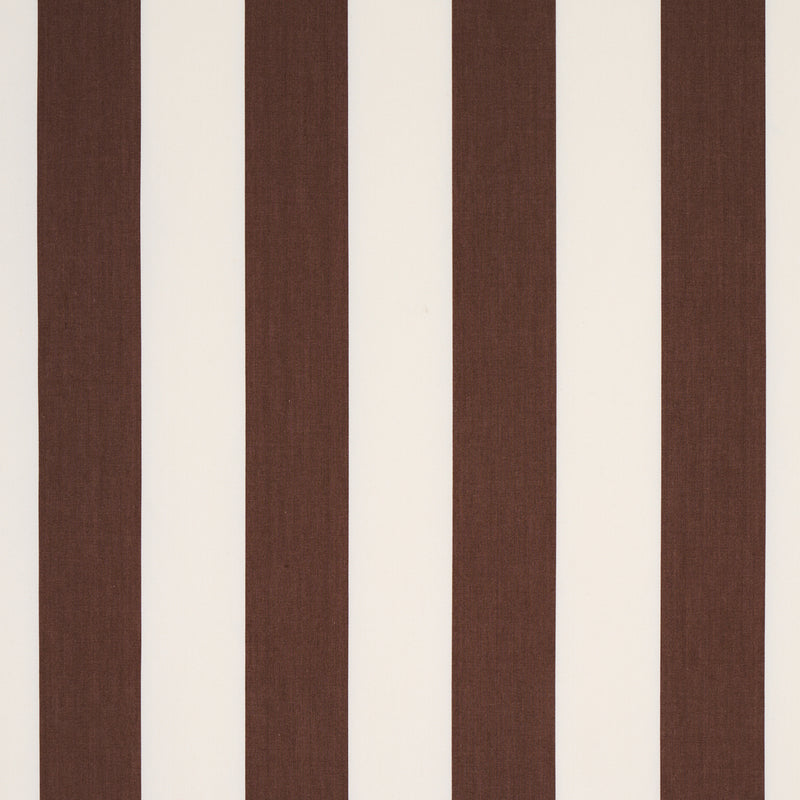 Schumacher JAMES STRIPE BROWN Fabric | Atlanta Fabrics