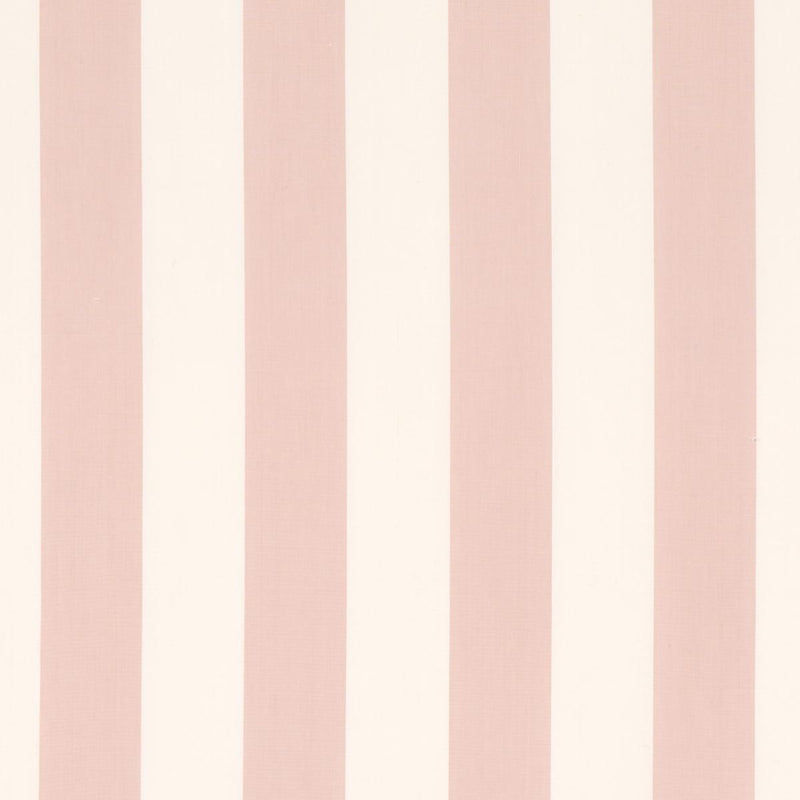 SCHUMACHER JAMES STRIPE BLUSH FABRIC | Atlanta Fabrics