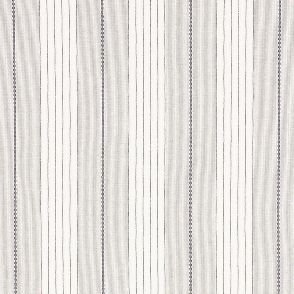 Schumacher AUDREY STRIPE GREY Fabric | Atlanta Fabrics