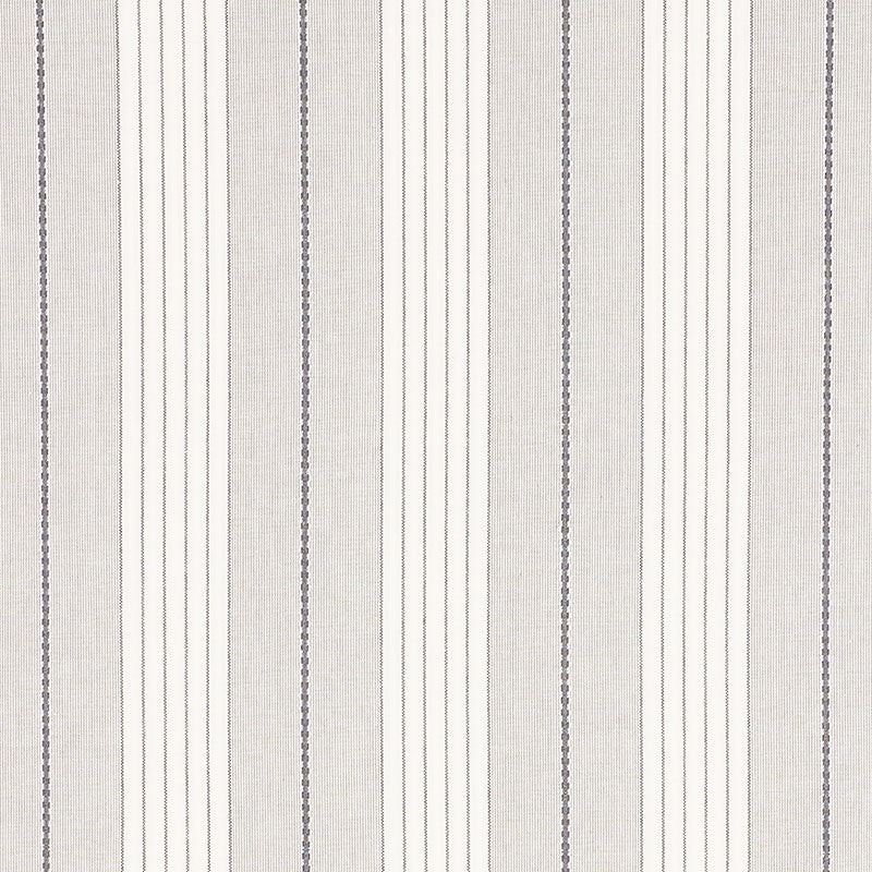 Schumacher AUDREY STRIPE GREY Fabric | Atlanta Fabrics