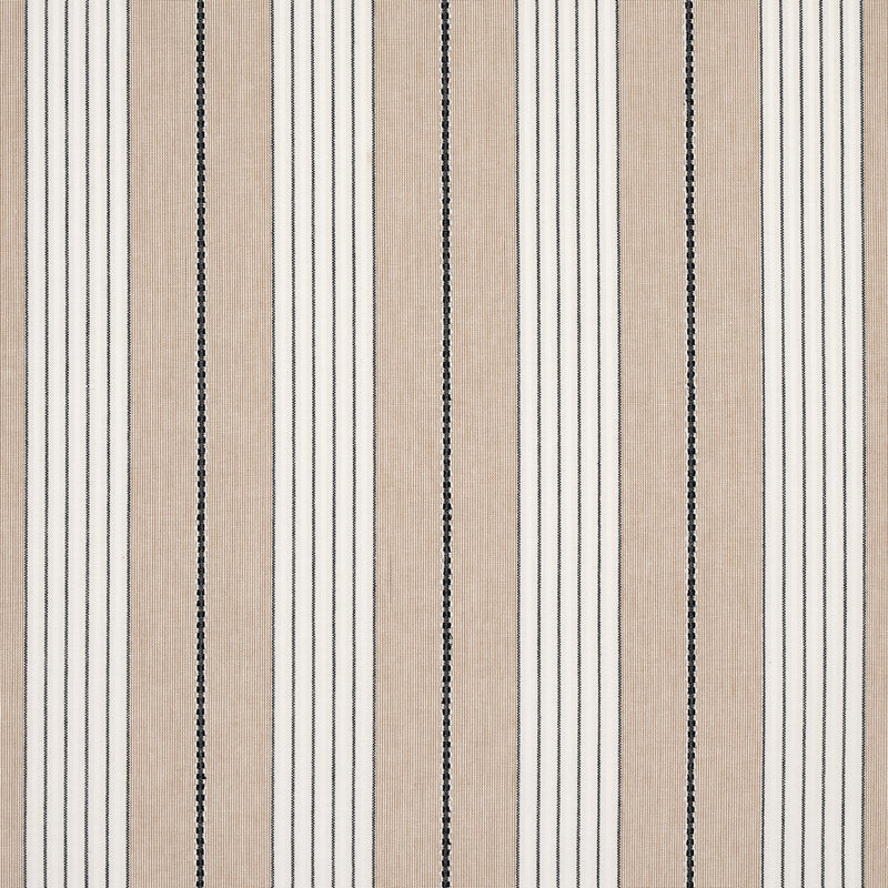 Schumacher AUDREY STRIPE NATURAL Fabric | Atlanta Fabrics